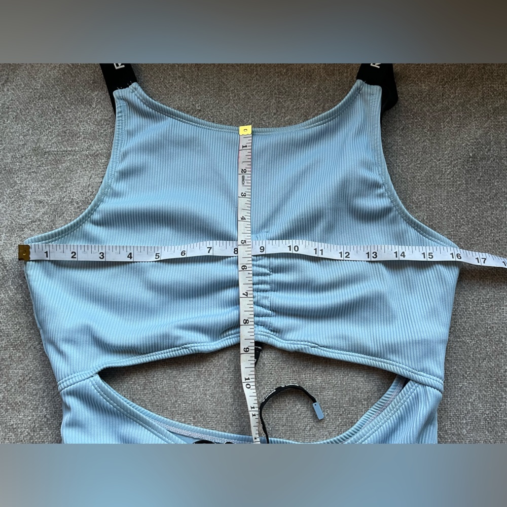 — 2/$5 — Reebok Drawstring Cutout One-Piece Racerback Swimsuit - Picture 11 of 16